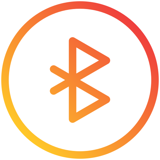 bluetooth Generic gradient outline icona