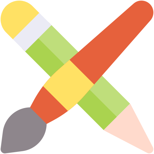 Paint brush Generic color fill icon