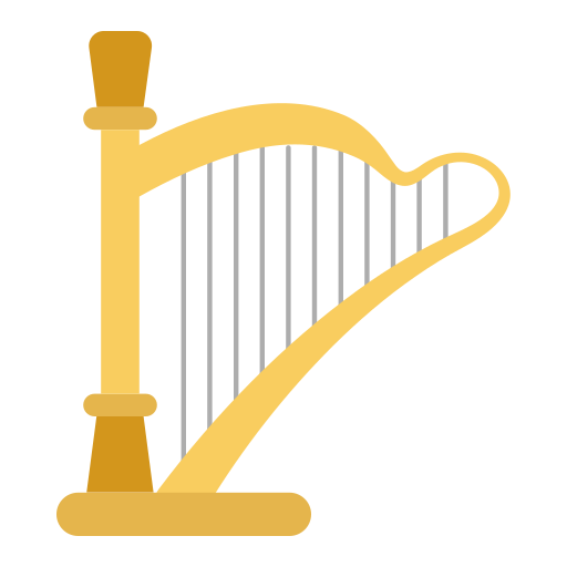 harp Generic color fill icoon