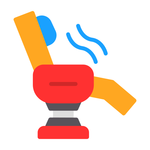 chaise de massage Generic color fill Icône