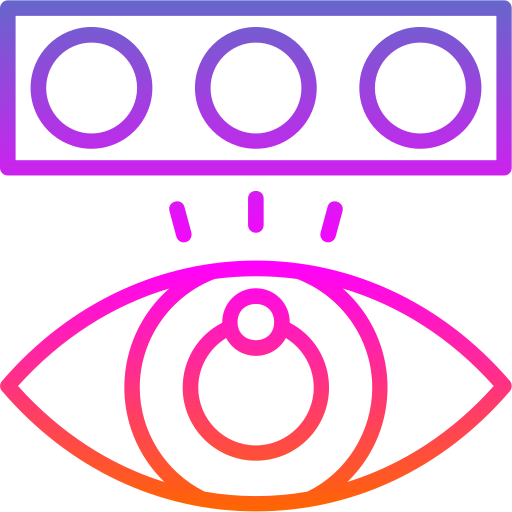 kleurenblindheidstest Generic gradient outline icoon