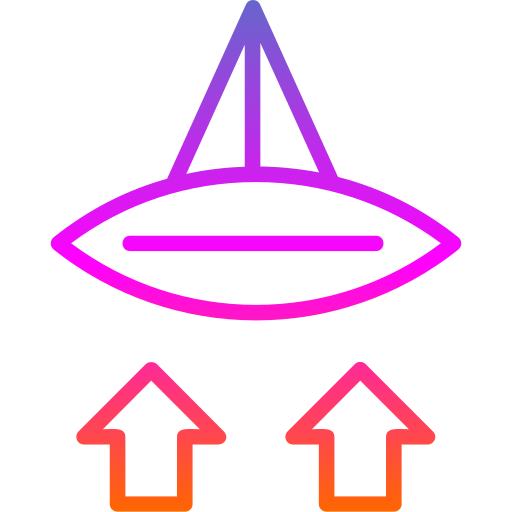 convexo Generic gradient outline icono
