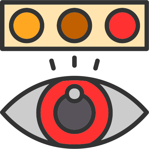 kleurenblindheidstest Generic color lineal-color icoon