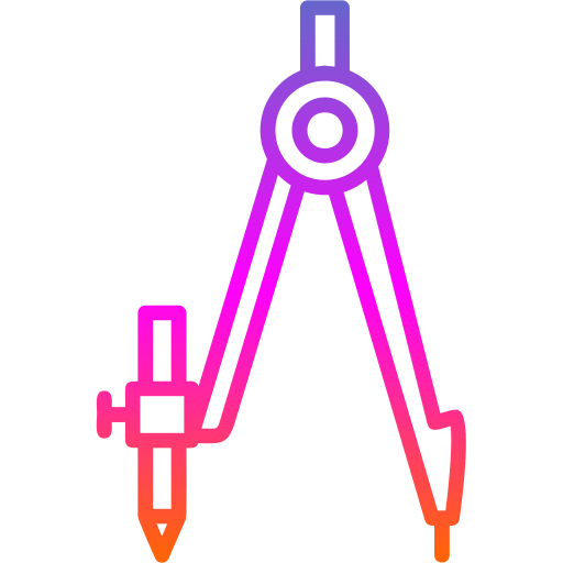 boussole Generic gradient outline Icône