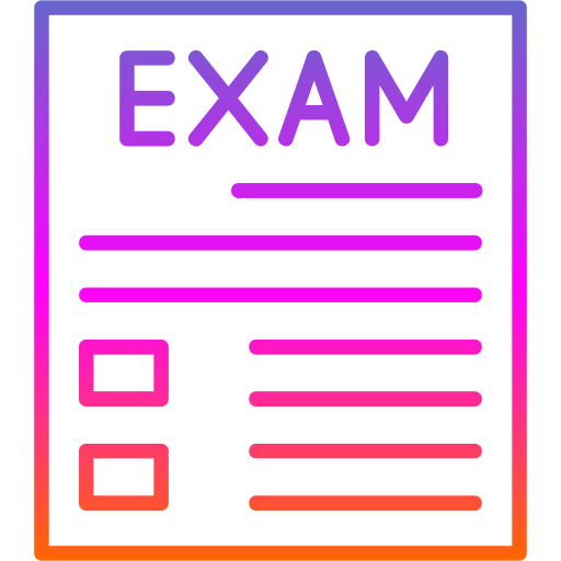 examen Generic gradient outline icono