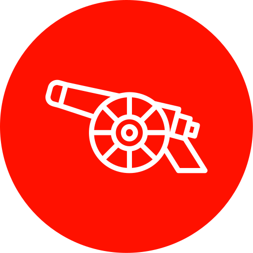 대포 Generic color fill icon