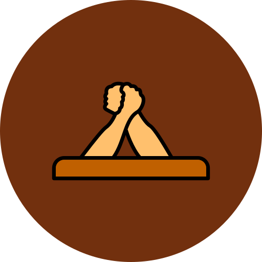腕相撲 Generic color lineal-color icon