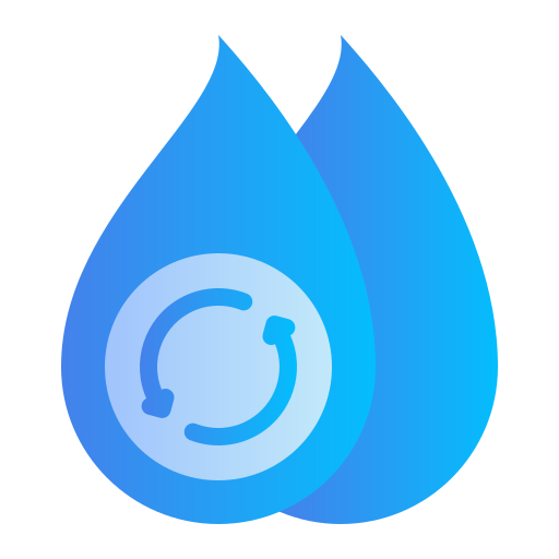 Water energy Generic gradient fill icon