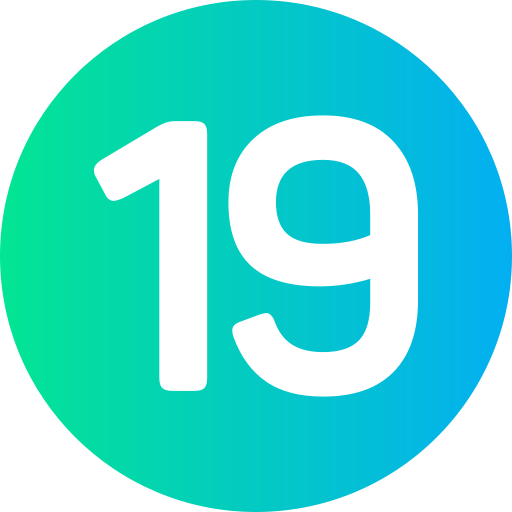 19 Generic gradient fill ikona