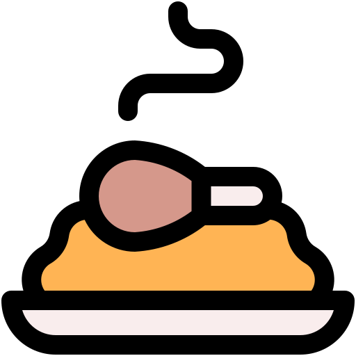 Roasted turkey Generic color lineal-color icon