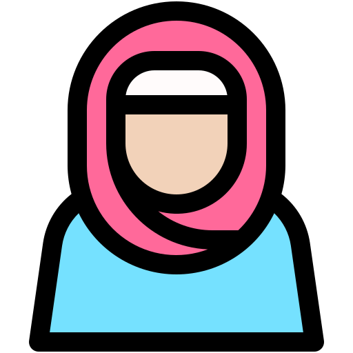 Arab Woman Generic color lineal-color icon