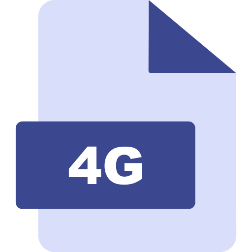4g Generic color fill icon