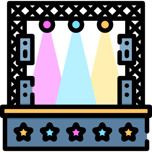 palcoscenico Special Lineal color icona