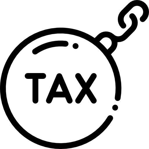 belastingen Detailed Rounded Lineal icoon