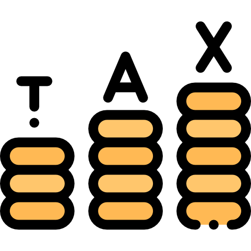 podatek Detailed Rounded Lineal color ikona