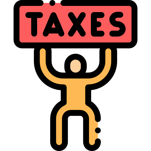 Taxes Detailed Rounded Lineal color icon