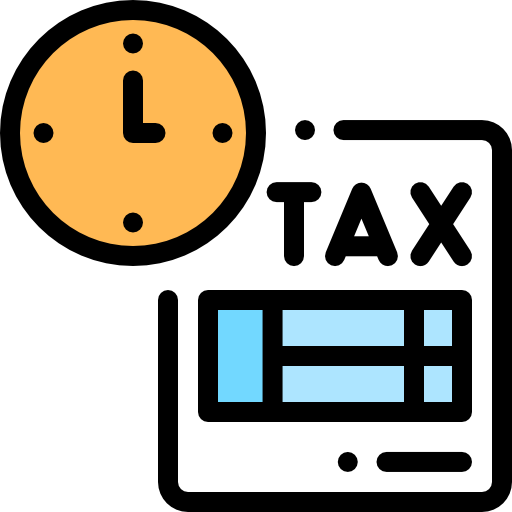 Tax Detailed Rounded Lineal color icon