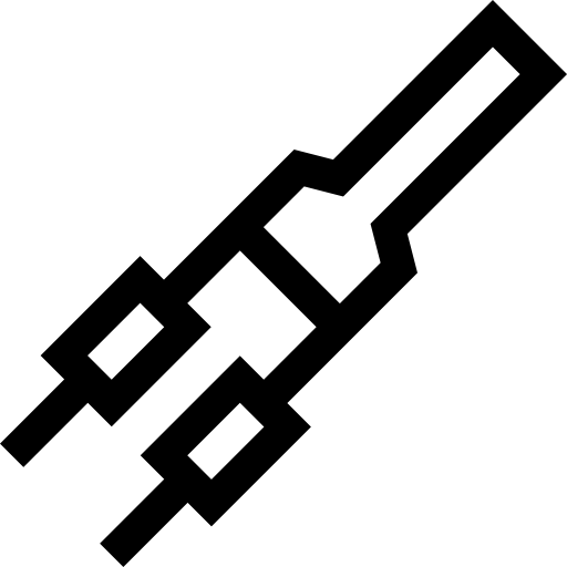 音叉 Basic Straight Lineal icon