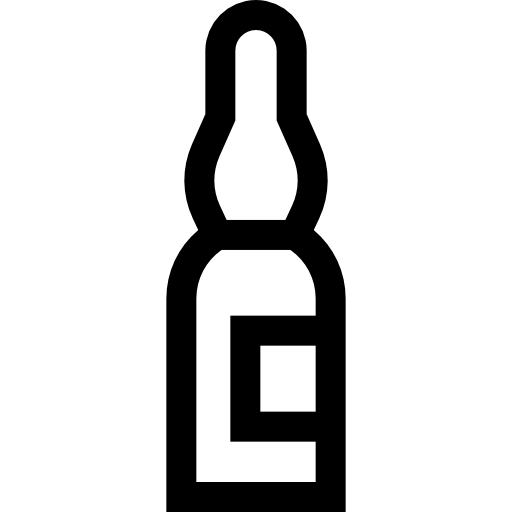 fiolka Basic Straight Lineal ikona