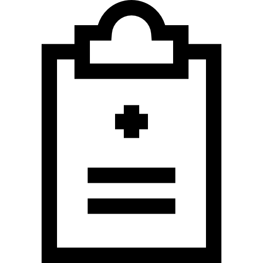 historial médico Basic Straight Lineal icono