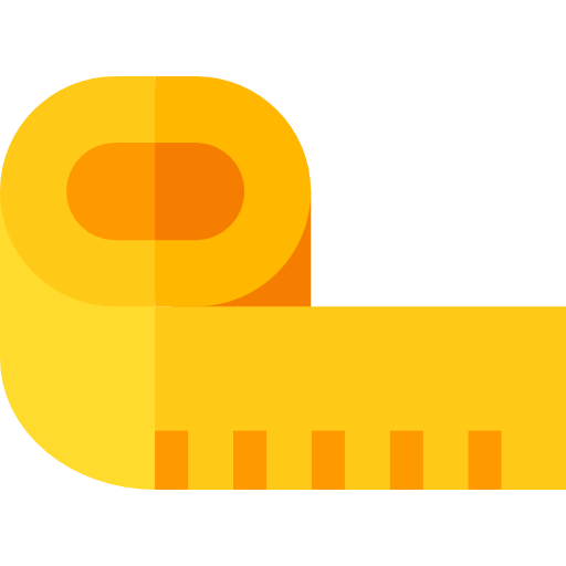 maßband Basic Straight Flat icon