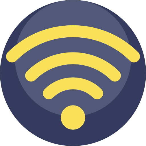 wi-fi Detailed Flat Circular Flat icon