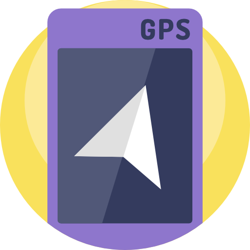 gps Detailed Flat Circular Flat icono