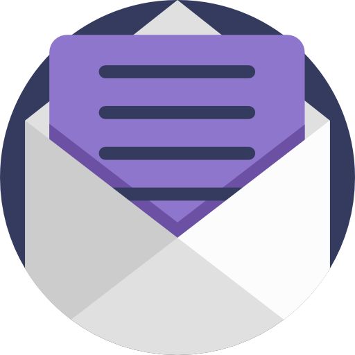 correo Detailed Flat Circular Flat icono