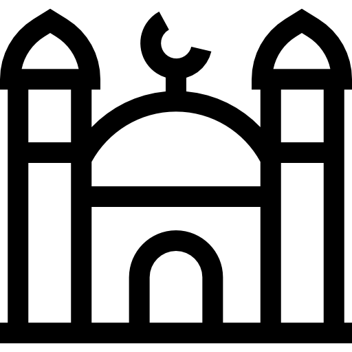 モスク Basic Straight Lineal icon