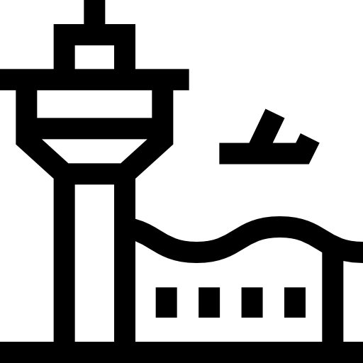 flughafen Basic Straight Lineal icon