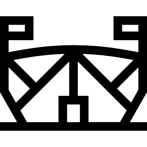 estadio Basic Straight Lineal icono