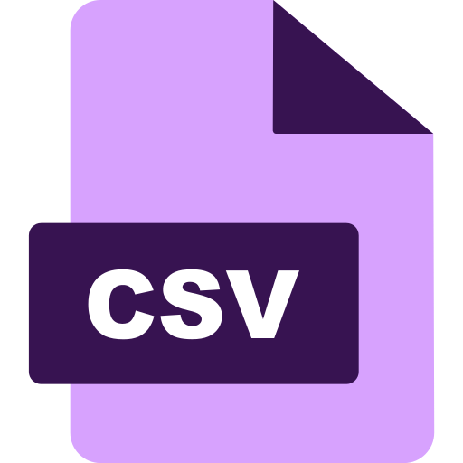 CSV file Generic color fill icon