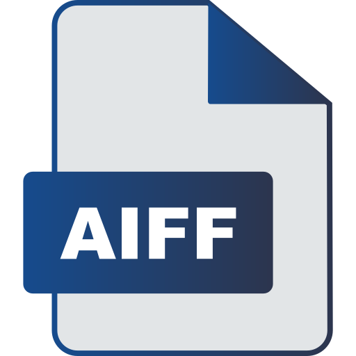 Aiff Generic gradient lineal-color icon