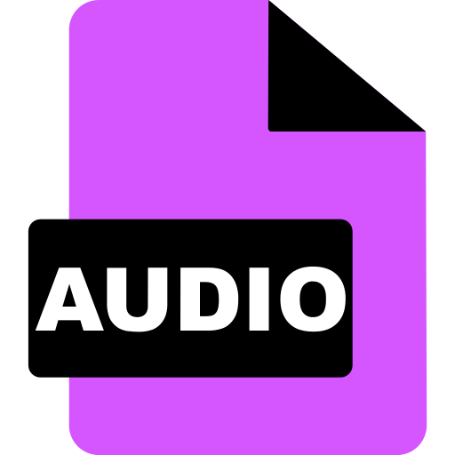 audio Generic color fill ikona