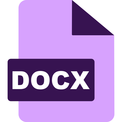 fichier docx Generic color fill Icône