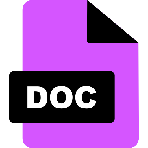 fichier doc Generic color fill Icône