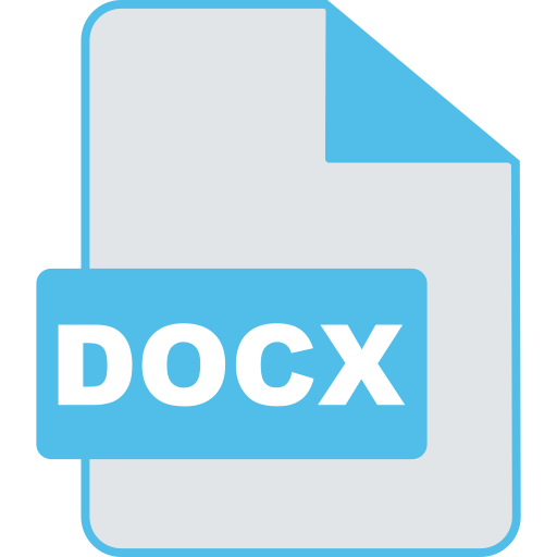 file docx Generic color lineal-color icona