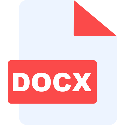 archivo docx Generic color fill icono