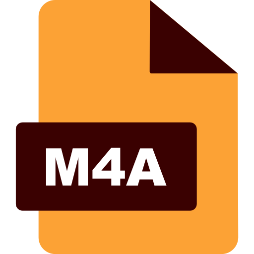 file m4a Generic color fill icona