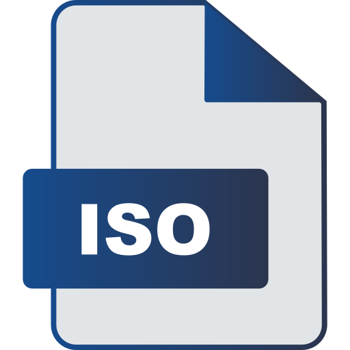 iso-datei Generic gradient lineal-color icon