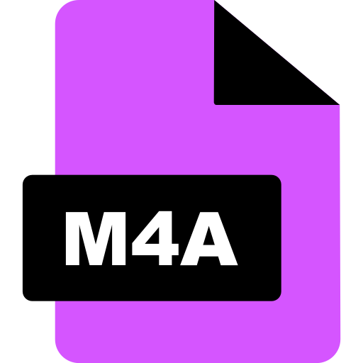 file m4a Generic color fill icona