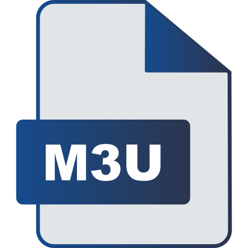 m3u 파일 Generic gradient lineal-color icon