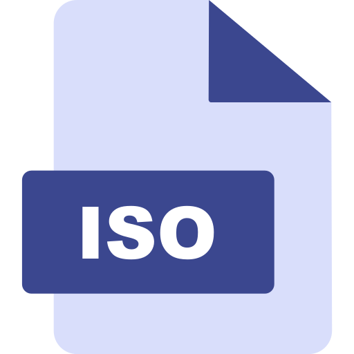 isoファイル Generic color fill icon