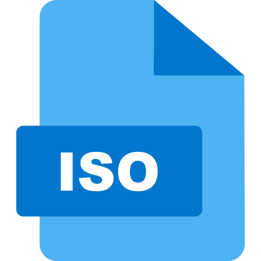 iso 파일 Generic color fill icon