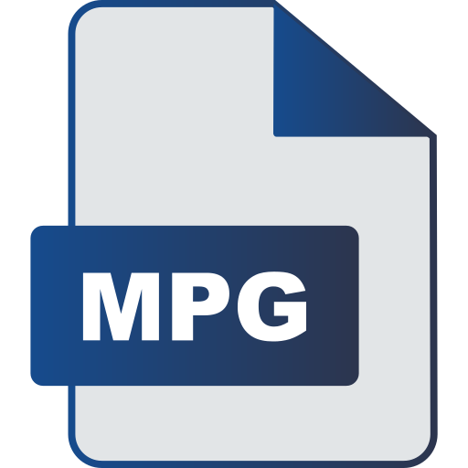fichier mpg Generic gradient lineal-color Icône