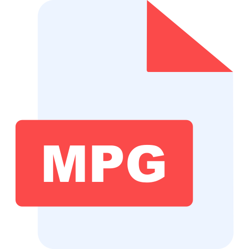 Mpg file Generic color fill icon