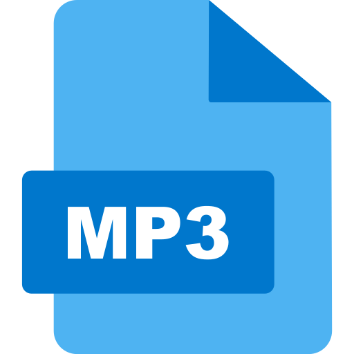 mp3 Generic color fill ikona
