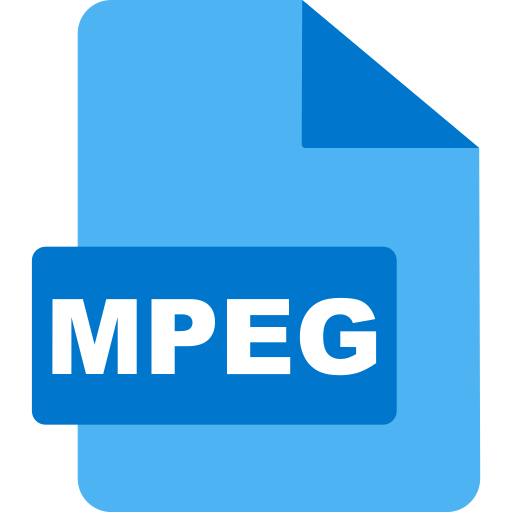 mpeg Generic color fill icon