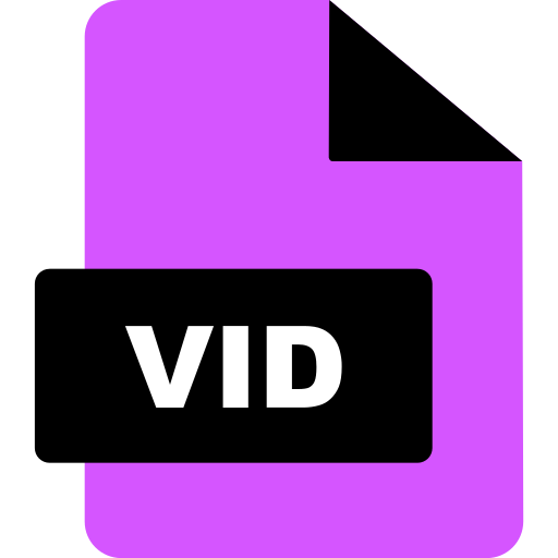 vídeo Generic color fill icono