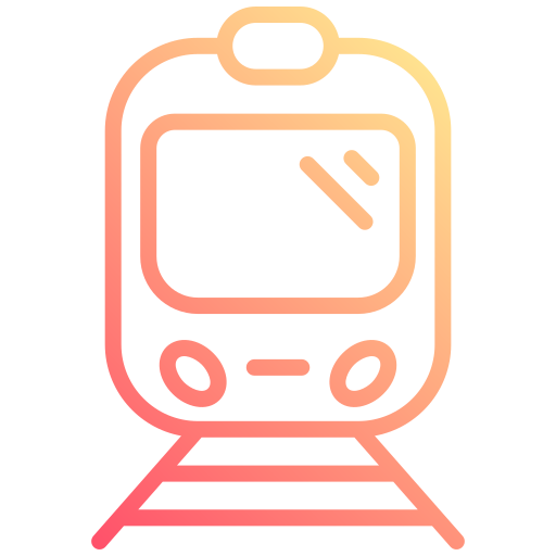 train Generic gradient outline icon